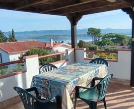 Villetta panoramica, vista mare Porto Pino