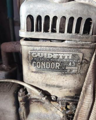 Verricello d’epoca con motore Condor Guidetti A3