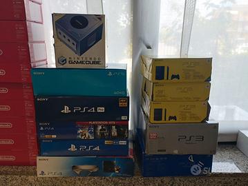 Console scatola vuota playstation nintendo
