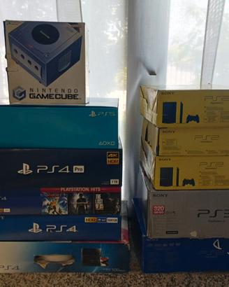 Console scatola vuota playstation nintendo
