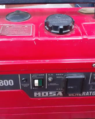 generatore di corrente  800 watt Mosa