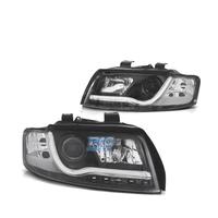 FARI PER AUDI A4 B6 00-04 LUCE DIURNA A TUBO FONDO