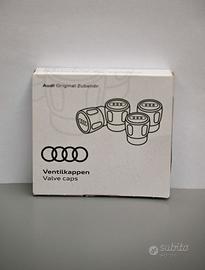 Set 4 Coprivalvole Originale Logo AUDI 80A071215