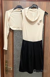 Abitino di maglia bicolore