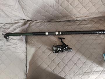  canna da pesca con mulinello 