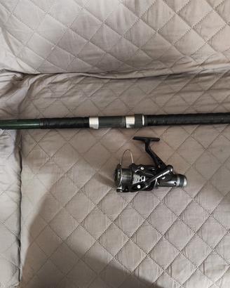  canna da pesca con mulinello 