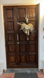 Portone in legno massello