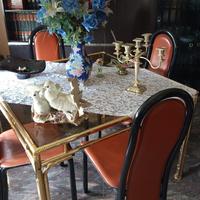 4 sedie in pelle anni 60’