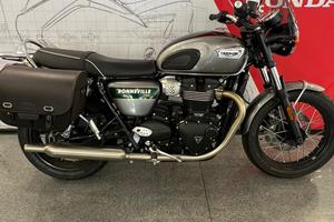 Triumph Bonneville T100 gold line