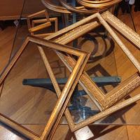 cornici in legno dorate vintage