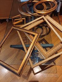 cornici in legno dorate vintage