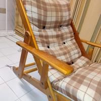 poltrona pieghevole legno