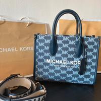 Borsa borsetta jeans Michael Kors MK Mirella