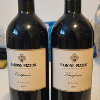 Coppia bottiglie curtefranca barone pizzini