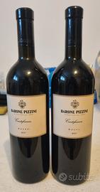 Coppia bottiglie curtefranca barone pizzini