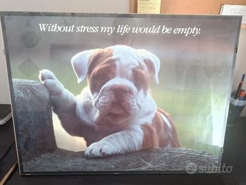 Poster "Without stress my Life would be empty"