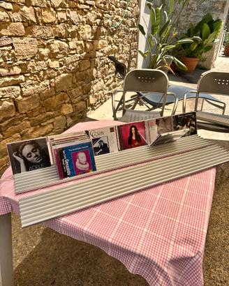 Porta CD x 2 in metallo Nava Design Milano