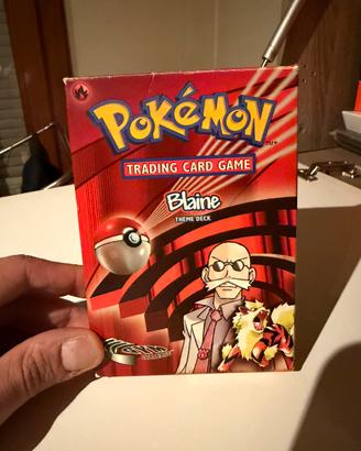 Carte Pokemon Mazzo Blaine Gym Challenge WOTC Raro