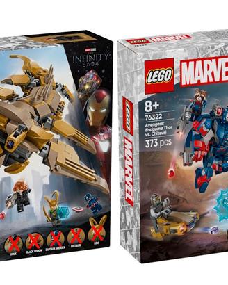 LEGO 76290 The Avengers LEGO 76322 Endgame Thor vs