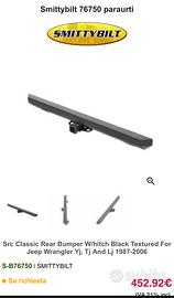 Paraurti jeep wrangler
