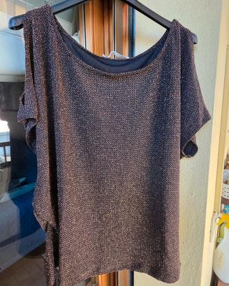 maglia in lurex da sera