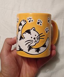 Tazza con disegno del gatto (Waechtersbach) 