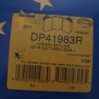 Pastiglie ant. EBC DP41983R nissan gt-r 3.8T 2009