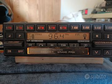 Autoradio epoca Becker  Mercedes Porsche Ferrari 