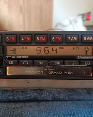 Autoradio epoca Becker  Mercedes Porsche Ferrari 