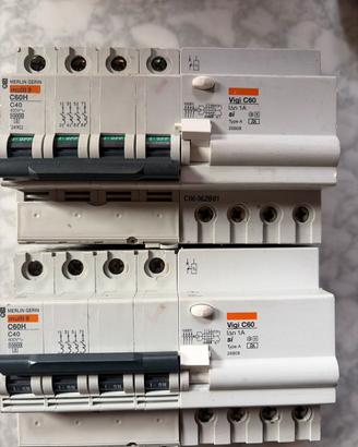 interruttore magnetotermico differenziale C60H