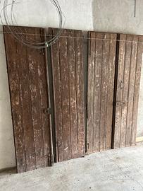 Portone in legno 4 ante 58 x 220 l una