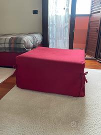 Nr 2 letto Flou con contenitore + 1 pouf omaggio