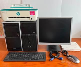 pc windows monitor tastiera router mouse stampante