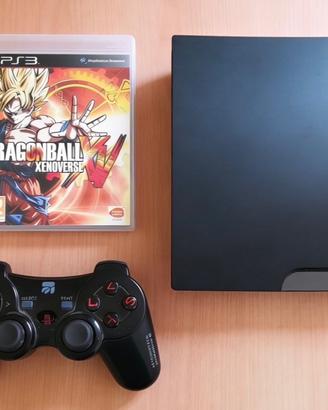 PS3 Slim + Controller + Dragon Ball Xenoverse