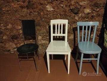 Sedie anni 80 diverse tipologie 