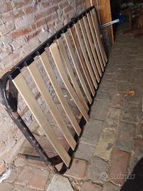 letto singolo doghe in legno 