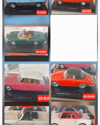 Auto d'epoca in scala 1:24