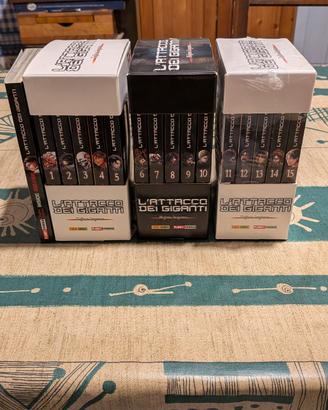 Box Manga Attack On Titan 1-15 + "Inside"