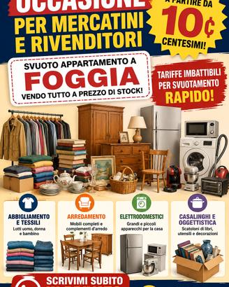 STOCK PER MERCATINI O RIVENDITORI