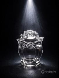 Bocciolo di Rosa in Vetro per Fiamma Votiva