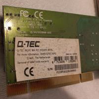 Scheda di rete Q-TEC 561 MI 56k PCI Modem Intel