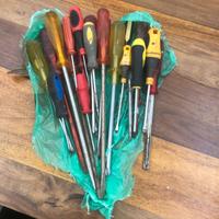 lotto intero di cacciaviti