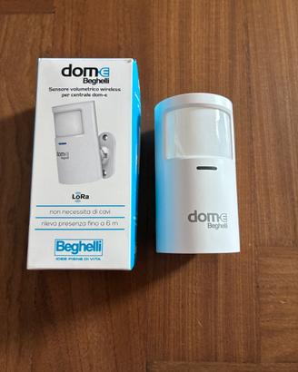 Sensore volumetrico antifurto Beghelli dom-e Lora