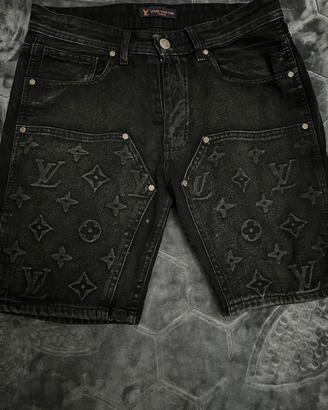 pantaloncini louis vuitton neri