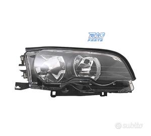 FARO DESTRO BMW SERIE 3 E46 COUPÉ FONDO NERO 01-03