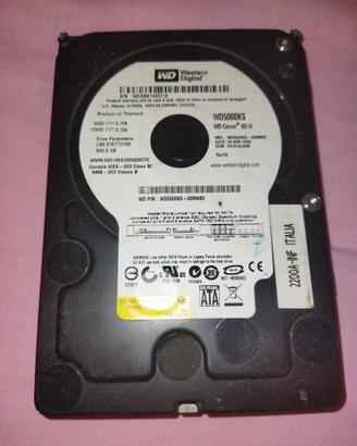 HD Hard disk Western Digital WD5000KS 500G SATA