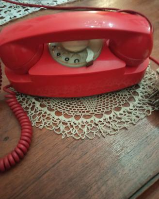telefono vintage rosso