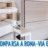 Letto a scomparsa castello smart 080 -letti a roma