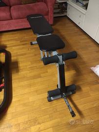 Panca regolabile + set manubri 10 Kg