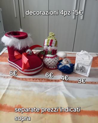Decorazioni Natalizie 9pz